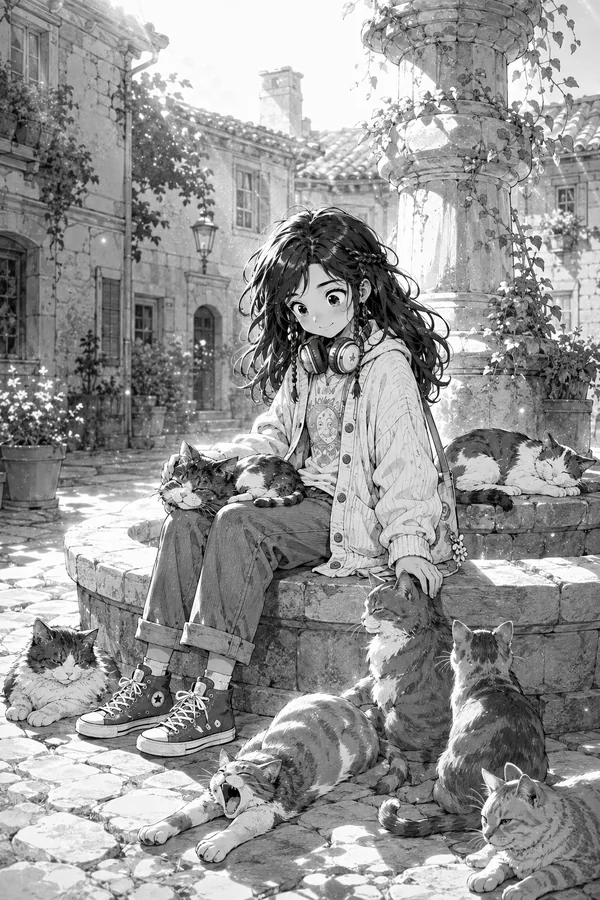 Ilustración: la chica que lo sentía todo